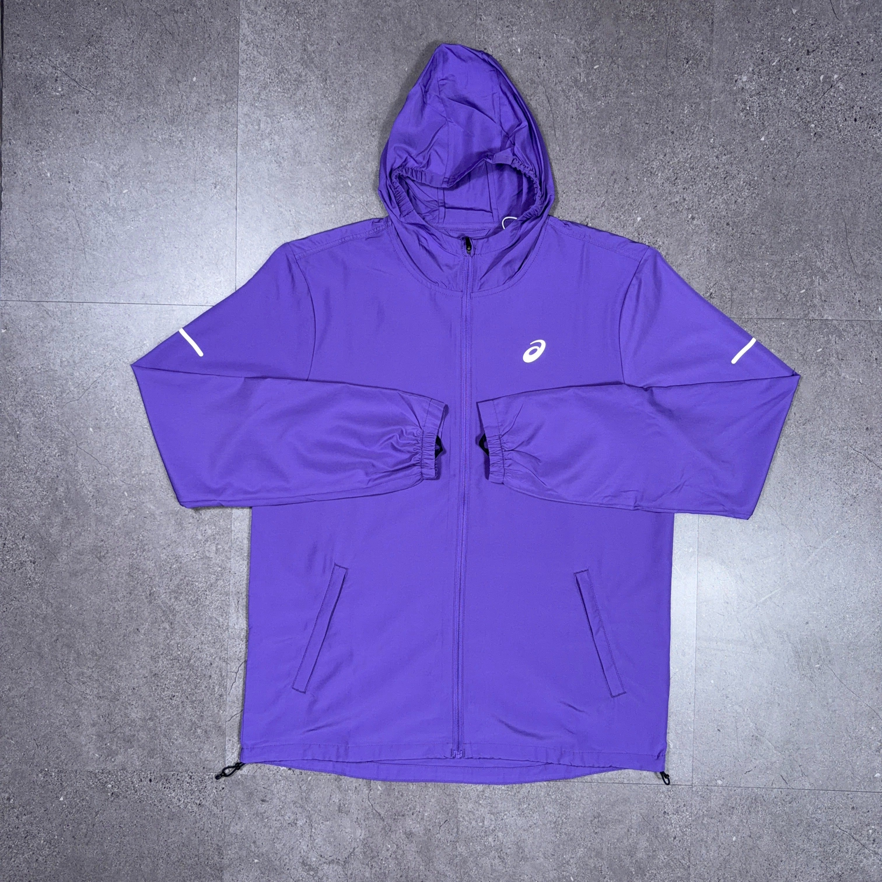 Asics Sport Run Hood Jacket Edo Purple
