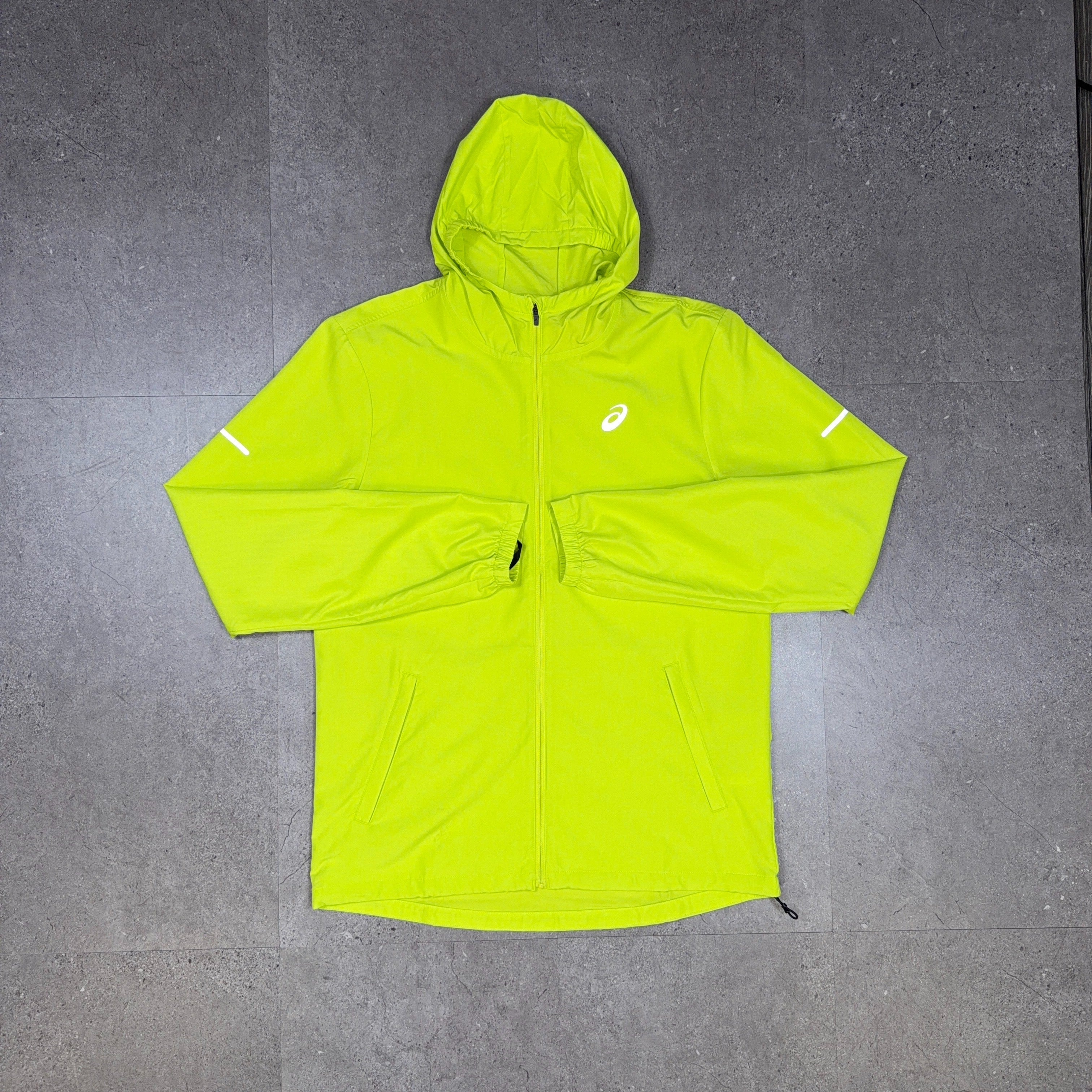 Asics Sport Run Hood Jacket Neon