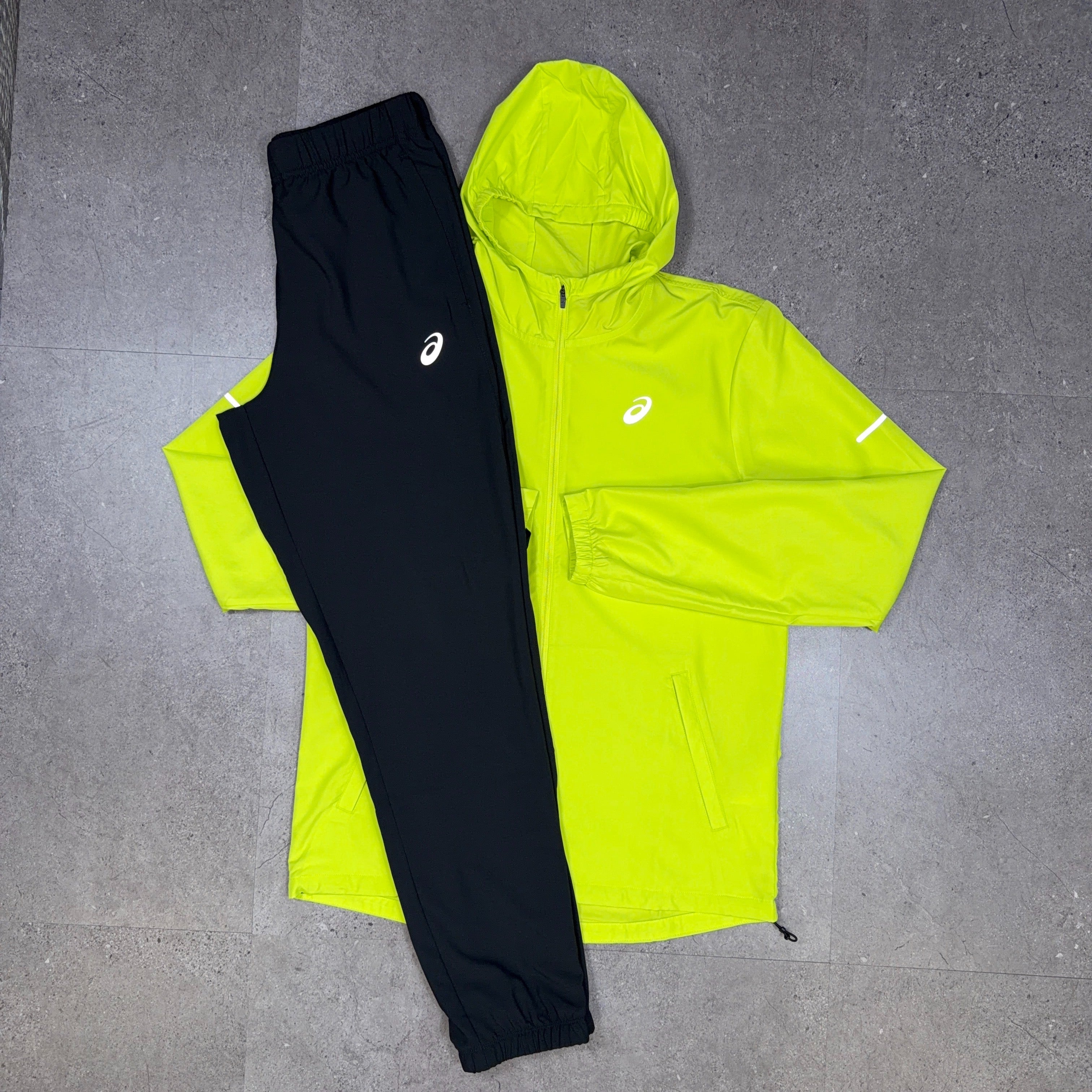 Asics Core Tracksuit Set Neon/Black