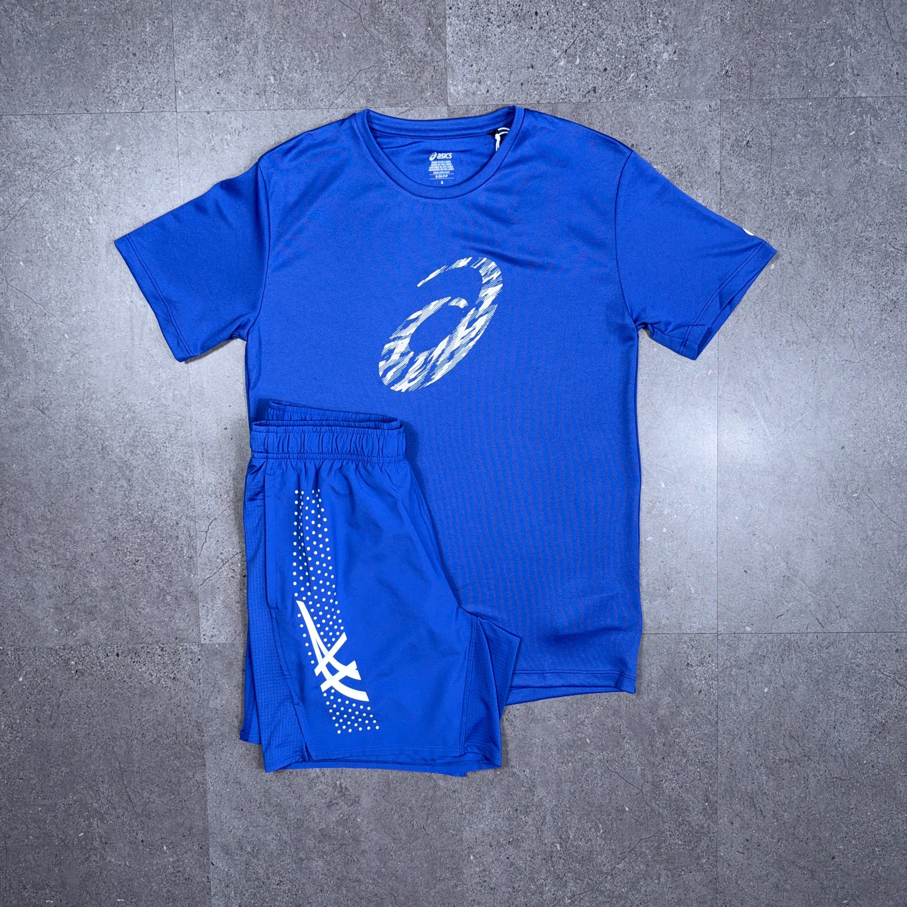 Asics GPX T-Shirt/Shorts Set Dark Cobalt