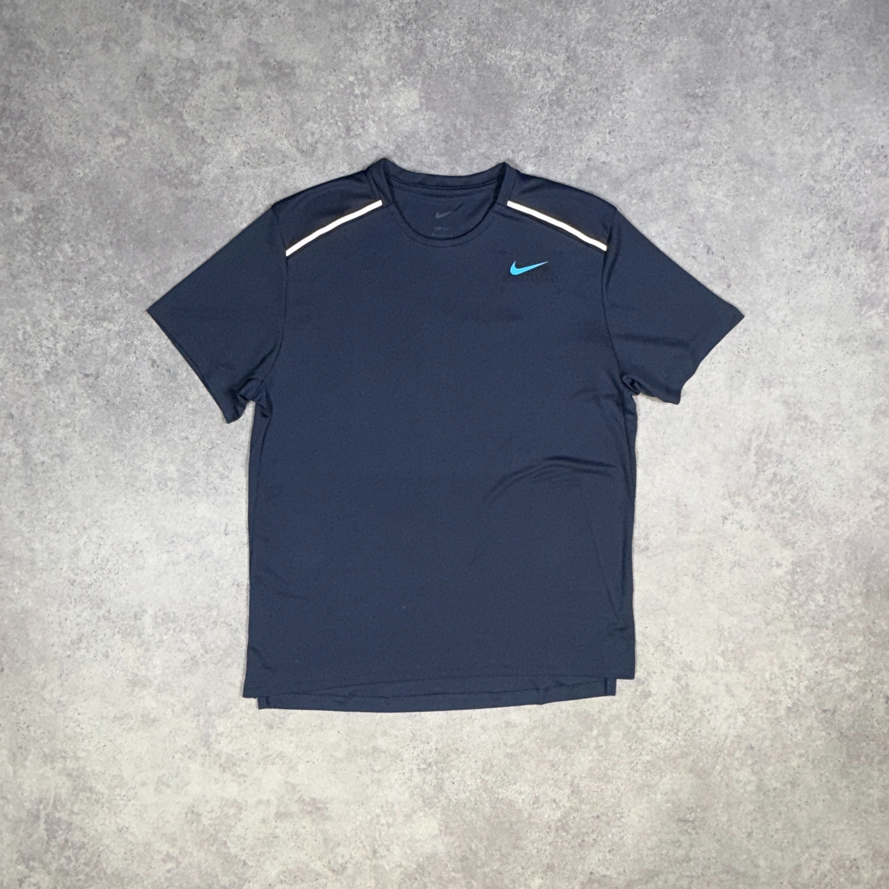 Nike Miler Graphic T-Shirt Thunder Blue
