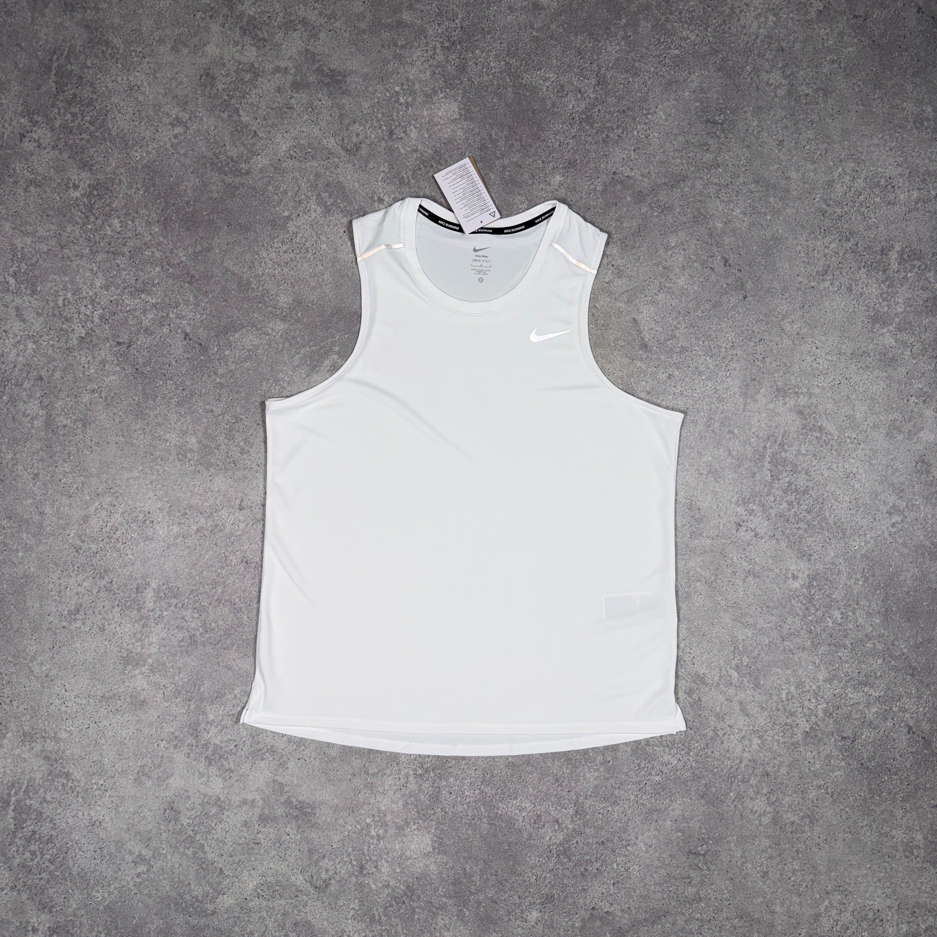 Nike Miler Vest T-Shirt White