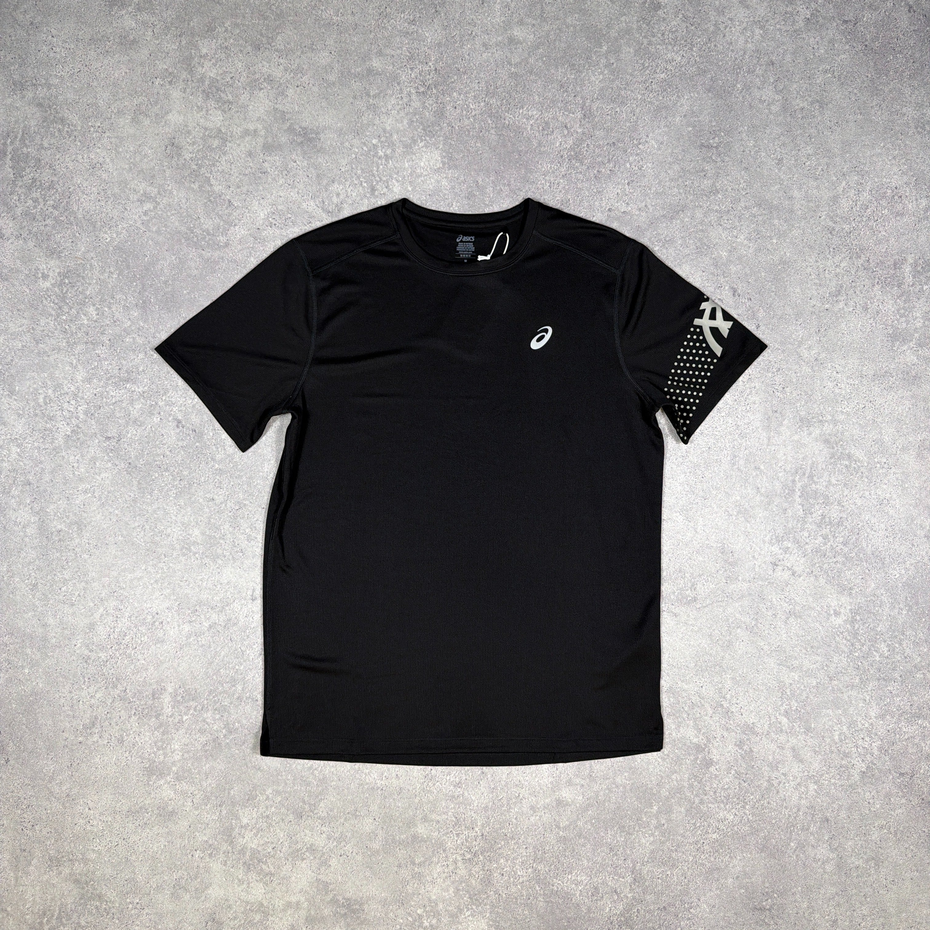Asics Icon T-Shirt/Shorts Set Black/Grey