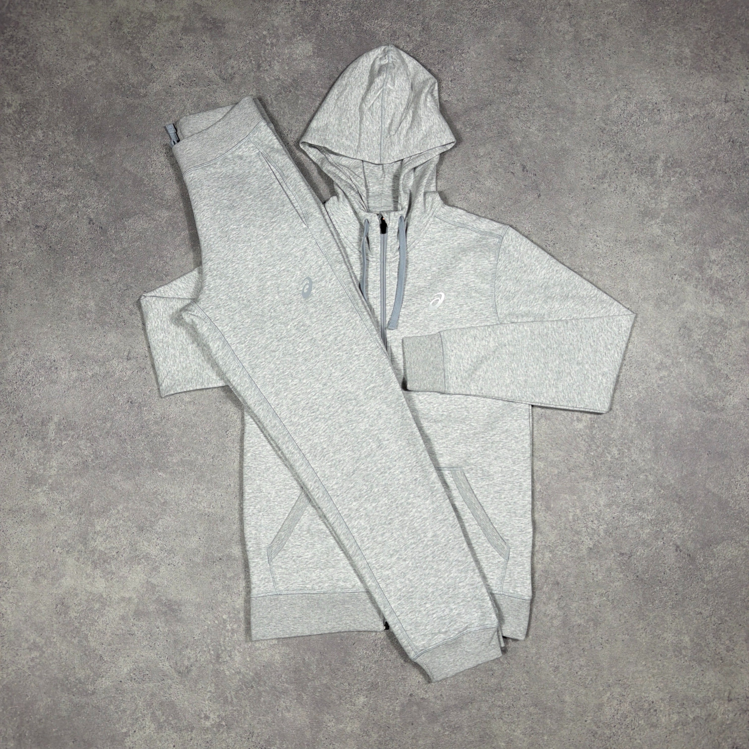 Asics Sport Zip Tracksuit Set Grey