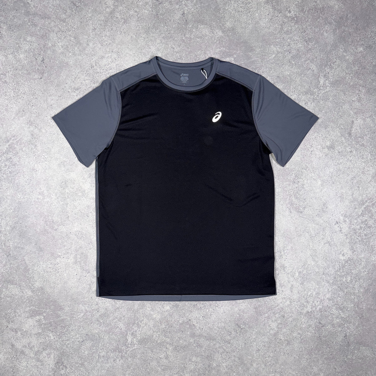 Asics Core T-Shirt Two Tone Black/Grey