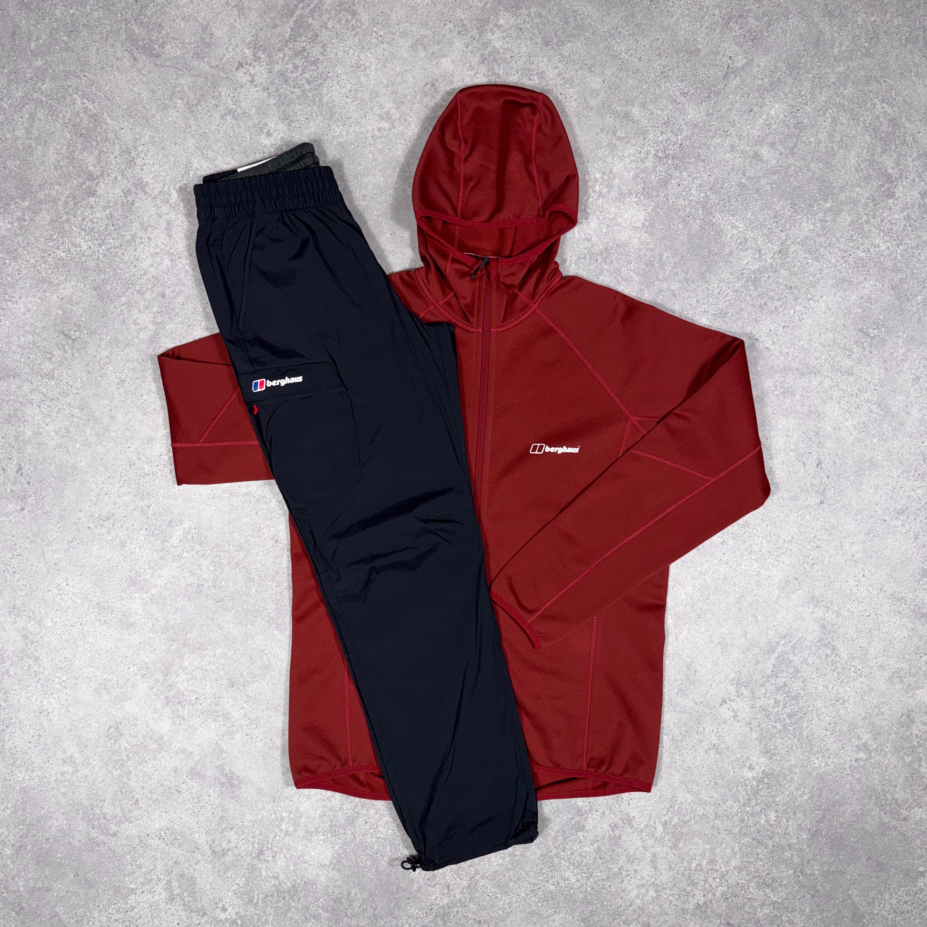 Berghaus Abbeystead Tracksuit Set Maroon/Black