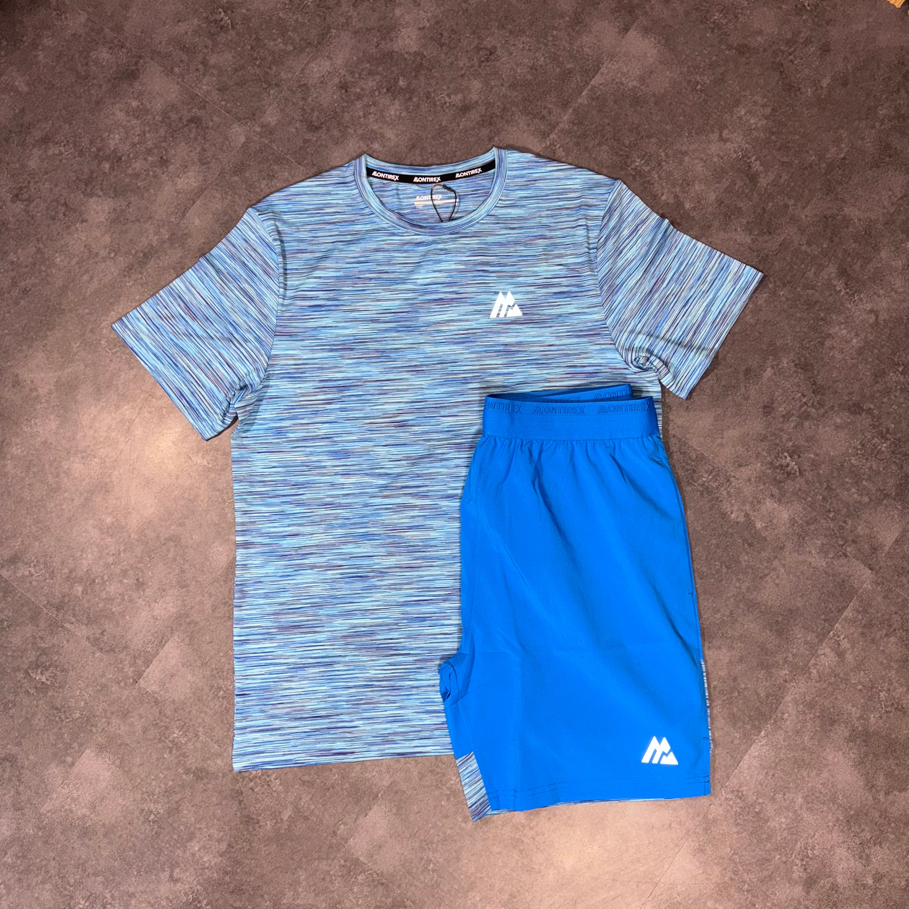 Montirex Trail Set Neon Blue/Arctic Blue
