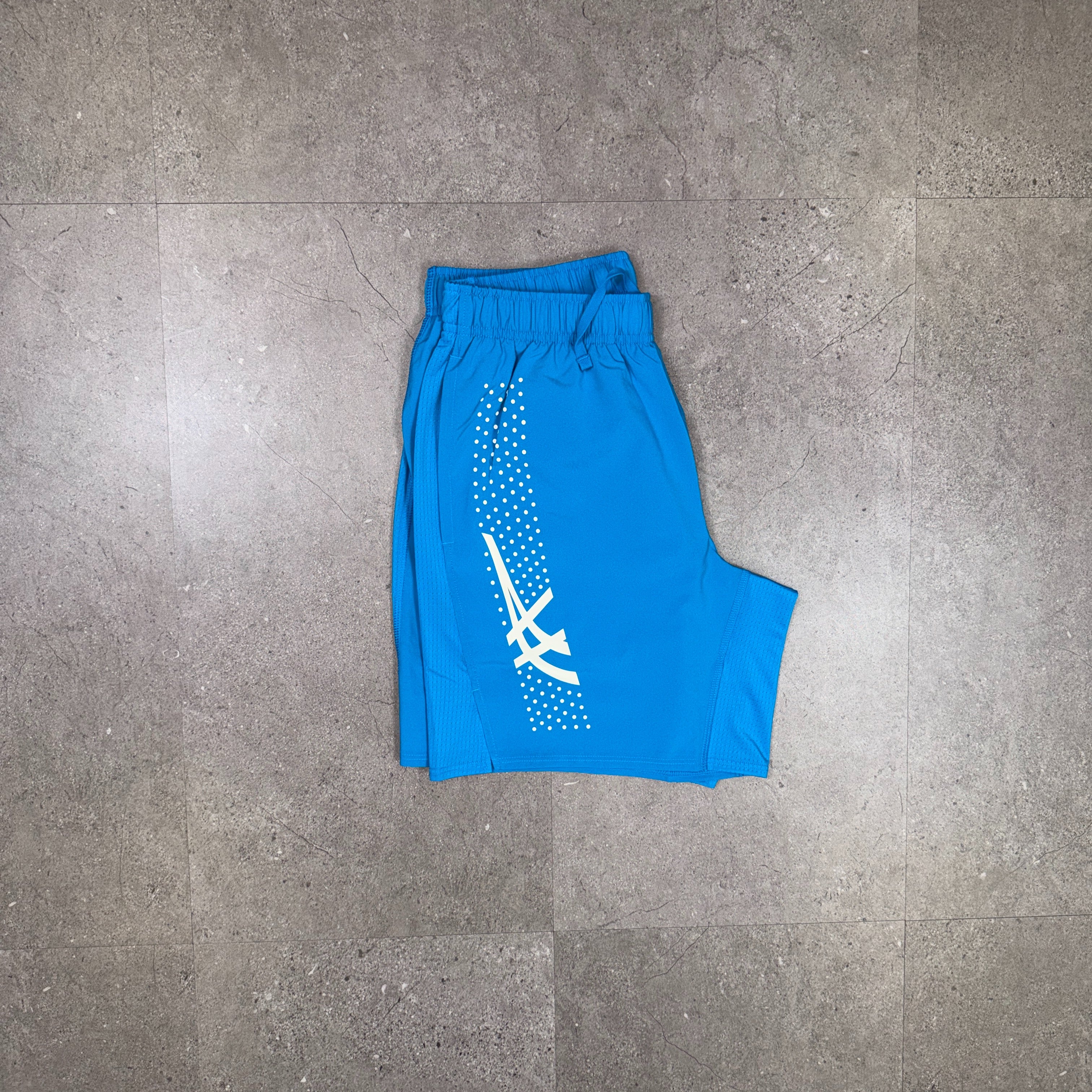Asics Icon Shorts Aegean Blue/Cream