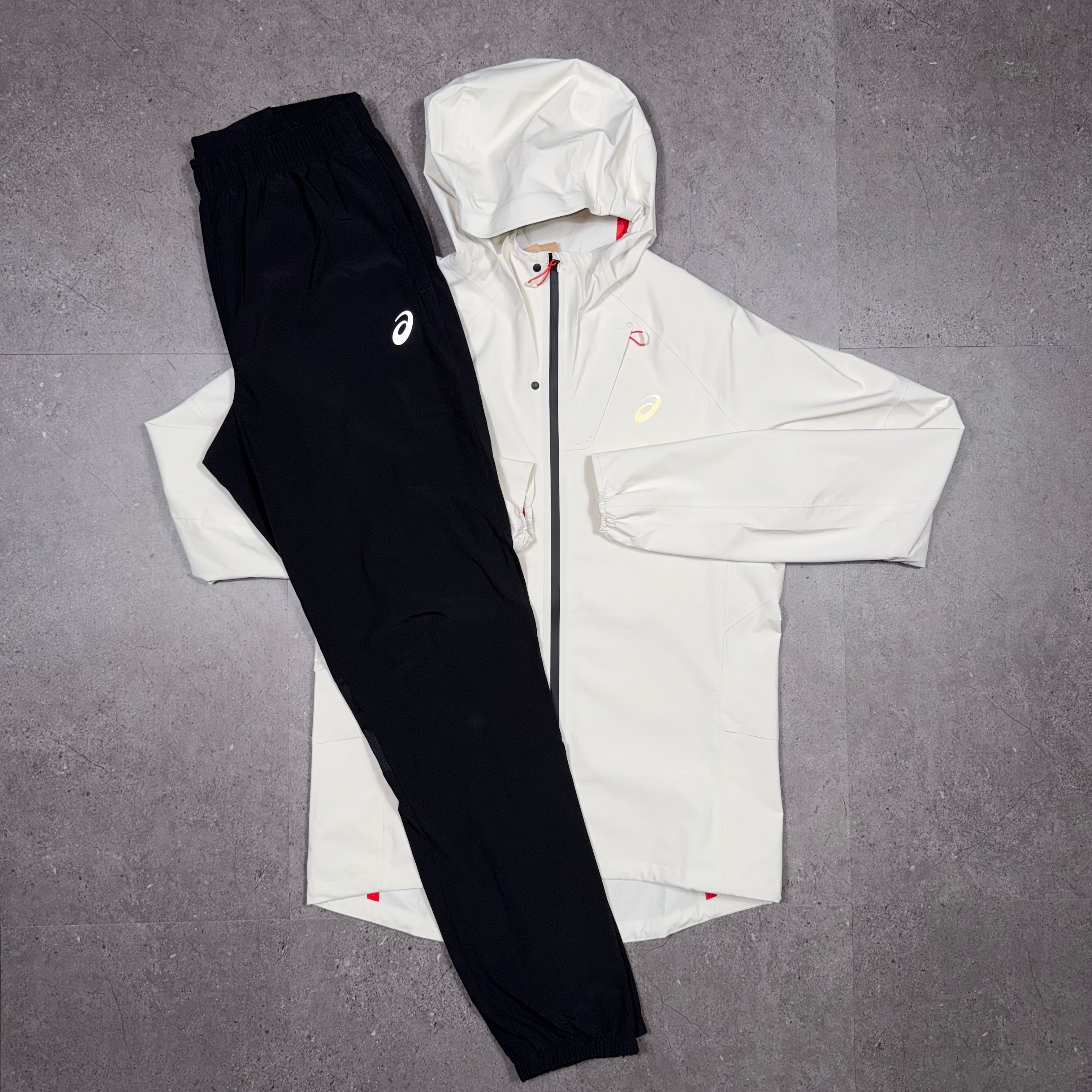 Asics Metarun Tracksuit Set Birch/Black