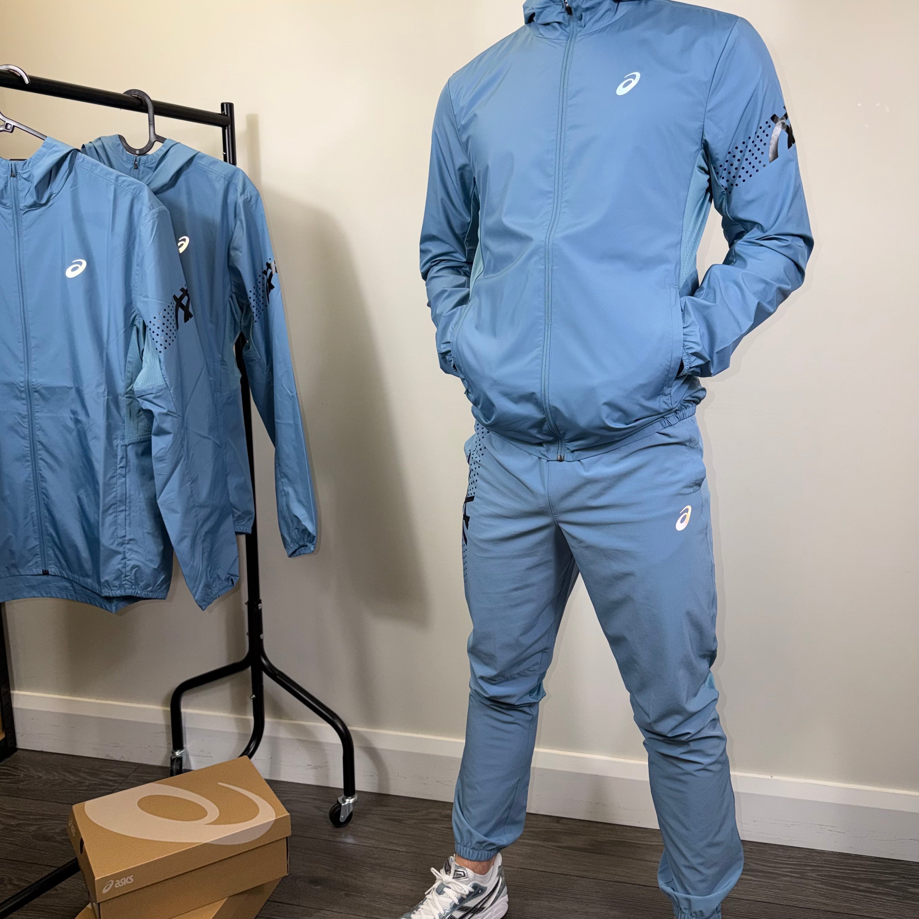 Asics Icon Tracksuit Set Saba Blue