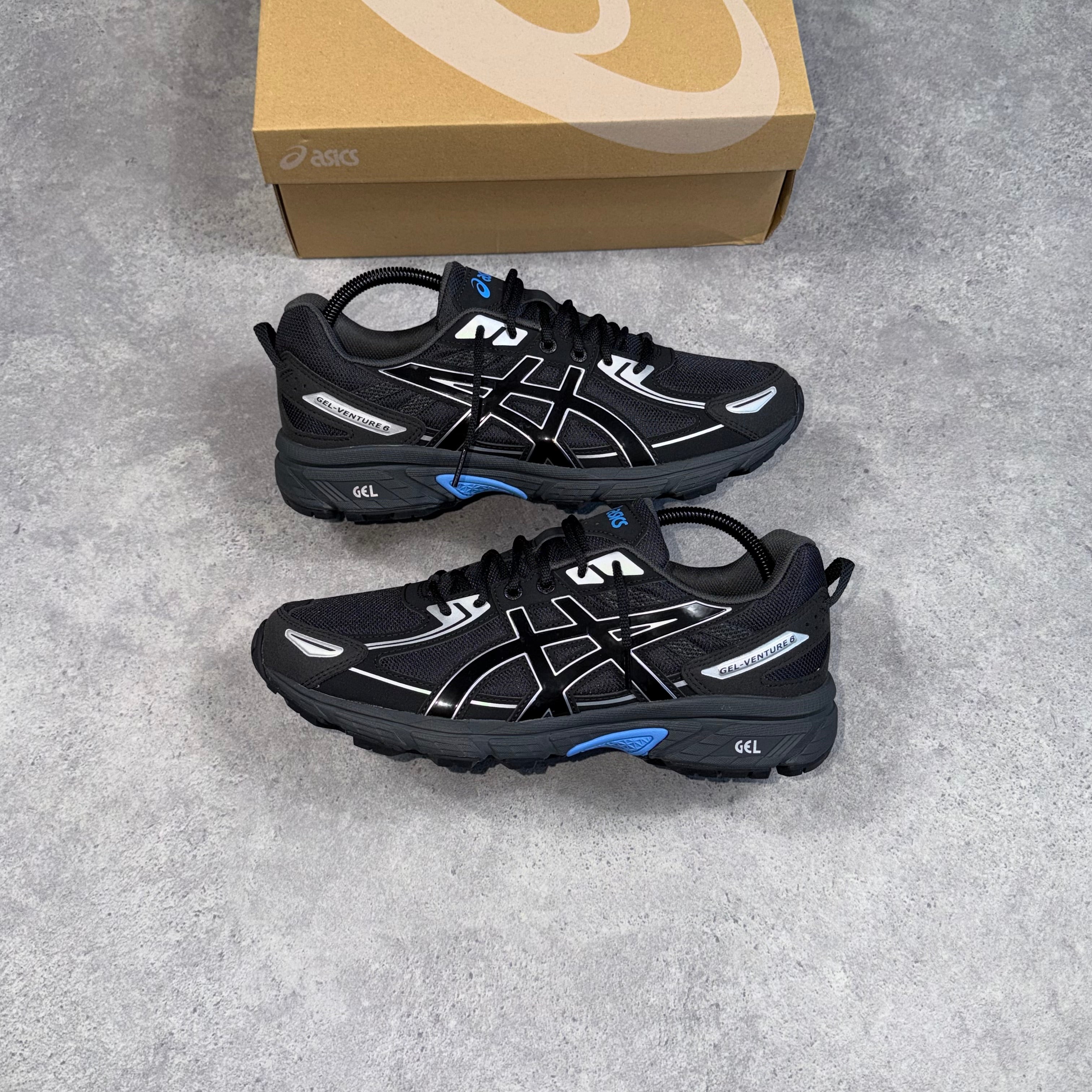 Asics Gel Venture 6 Black/Blue Coast